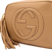Picture of Gucci Cross Body Soho  Disco Bag - Small in Neutral, Leather