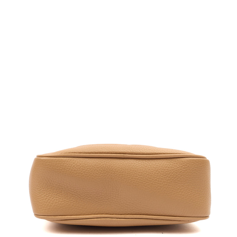 Picture of Gucci Cross Body Soho  Disco Bag - Small in Neutral, Leather