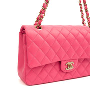 Picture of Chanel Cross Body Classic Double Flap - Medium in Pink, Caviar Leather