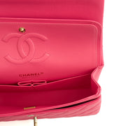 Picture of Chanel Cross Body Classic Double Flap - Medium in Pink, Caviar Leather