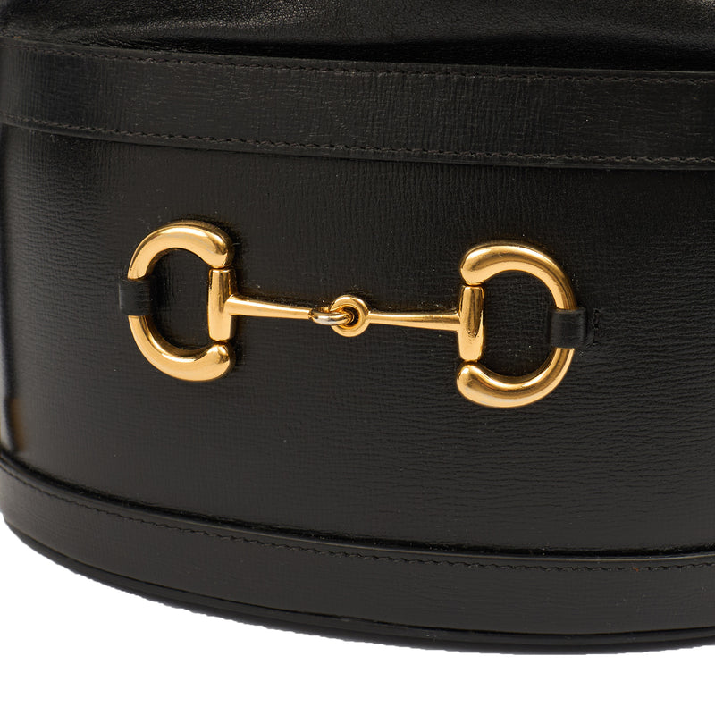 Picture of Gucci Bucket Bag Horsebit 1955 Shoulder Bag in Black, Leather