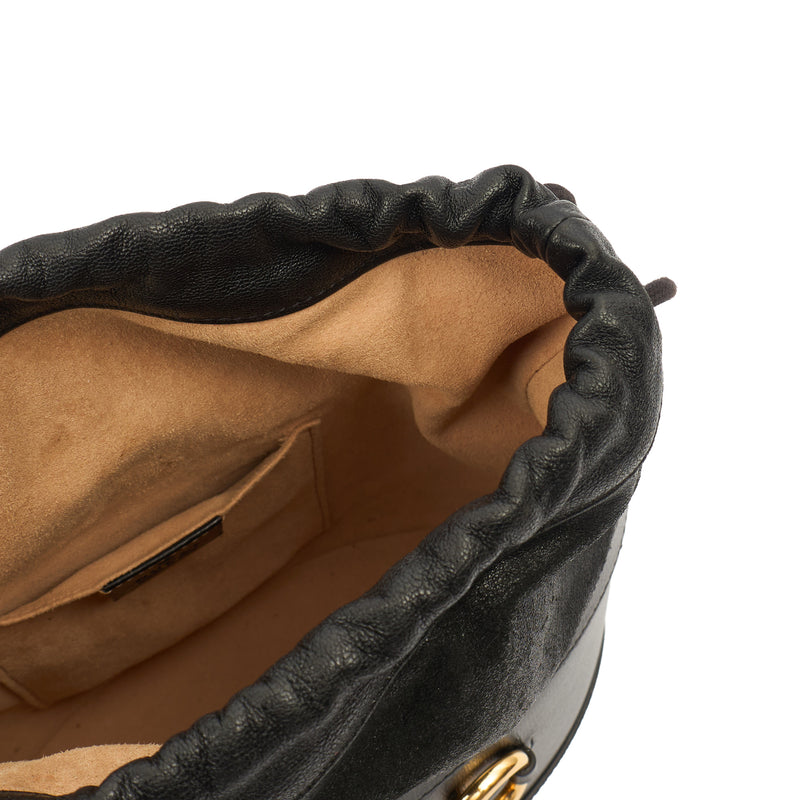 Picture of Gucci Bucket Bag Horsebit 1955 Shoulder Bag in Black, Leather