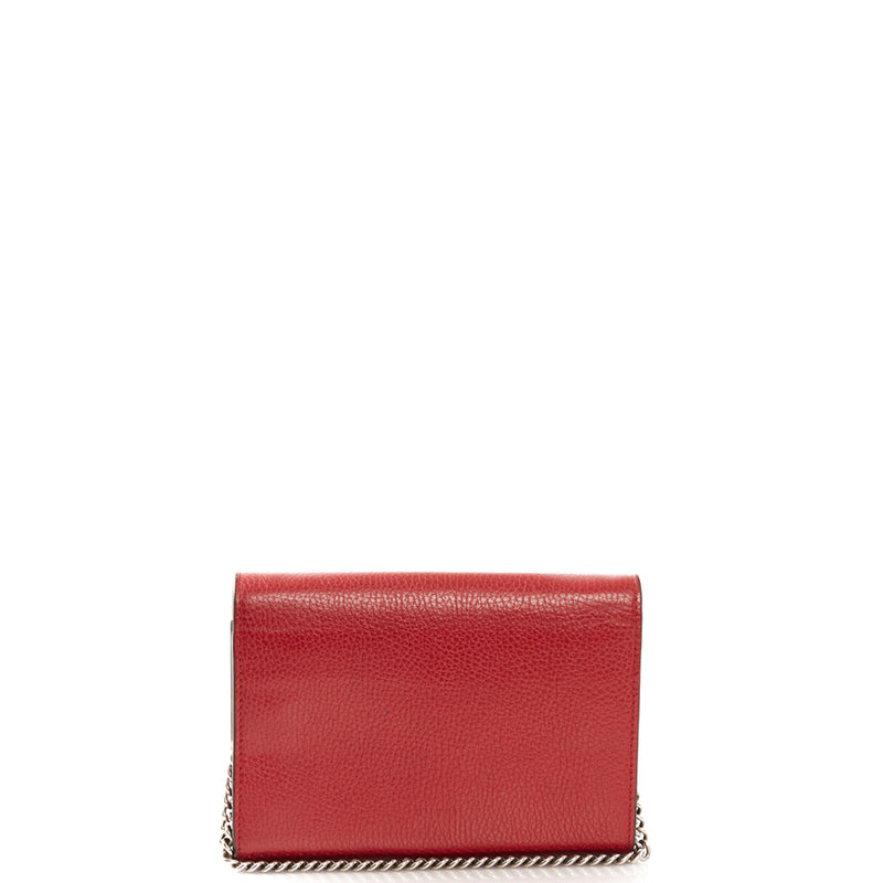 Picture of Gucci Cross Body Dionysus Chain Wallet in Hibiscus Red, Leather