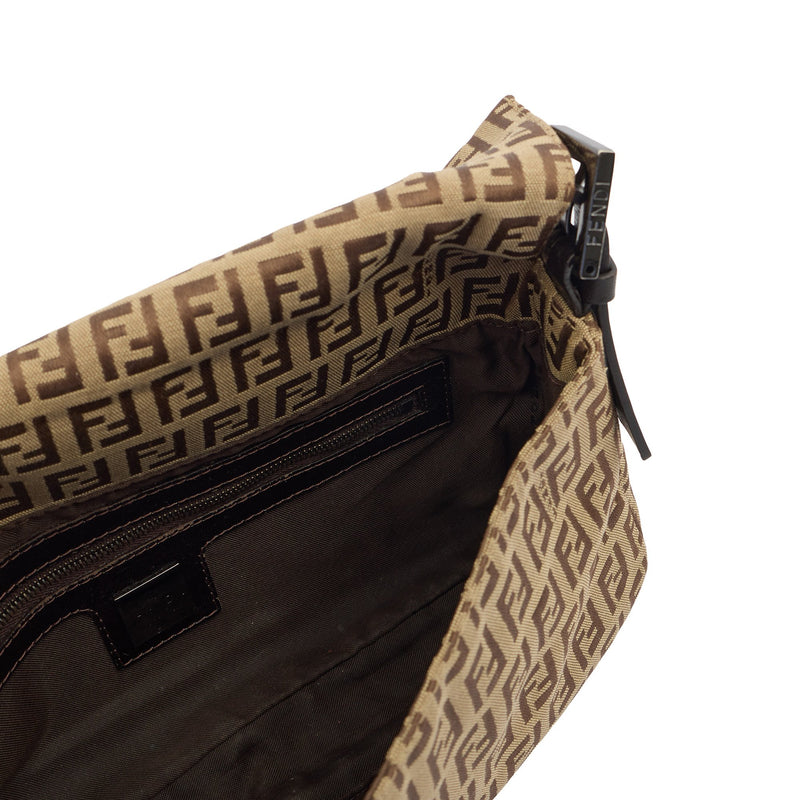 Picture of Fendi Shoulder Bag Baguette in Zucca FF, Canvas