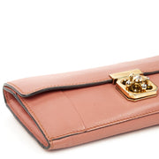 Picture of Chloe Purse Elsie Continental Flap Wallet in Nut, Calfskin Leather