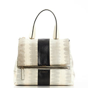 Picture of Givenchy Tote Pandora - Medium in Storm Gray, Exotic Effect Leather