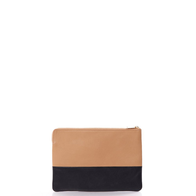 Picture of Celine Clutch Zip Pouch in Cream, Box Calfskin