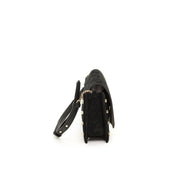 Picture of Jimmy Choo Cross Body Lockett  in Black, Suede