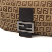 Picture of Fendi Shoulder Bag Baguette in Zucca FF, Canvas