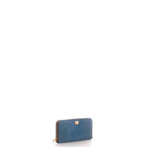 Picture of Dolce & Gabbana Purse Wallet in Blue, Exotic Effect Leather