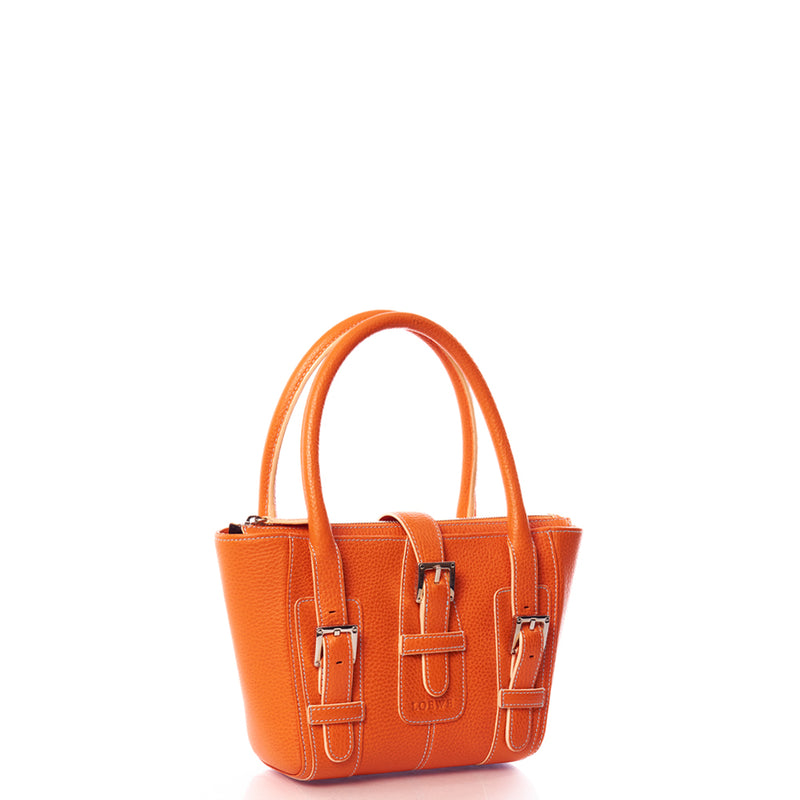 Picture of Loewe Vintage Shoulder Bag in Orange, Leather