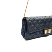 Picture of Chanel Shoulder Bag 2.55 Reissue East West Clutch in Blue, Crinkled Calfskin Leather