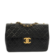 Picture of Chanel Shoulder Bag Maxi Jumbo XL in Black, Lambskin Leather