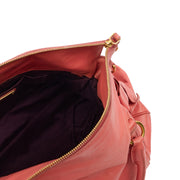 Picture of Miu Miu Shoulder Bag Vitello Lux Satchel in Pink, Leather