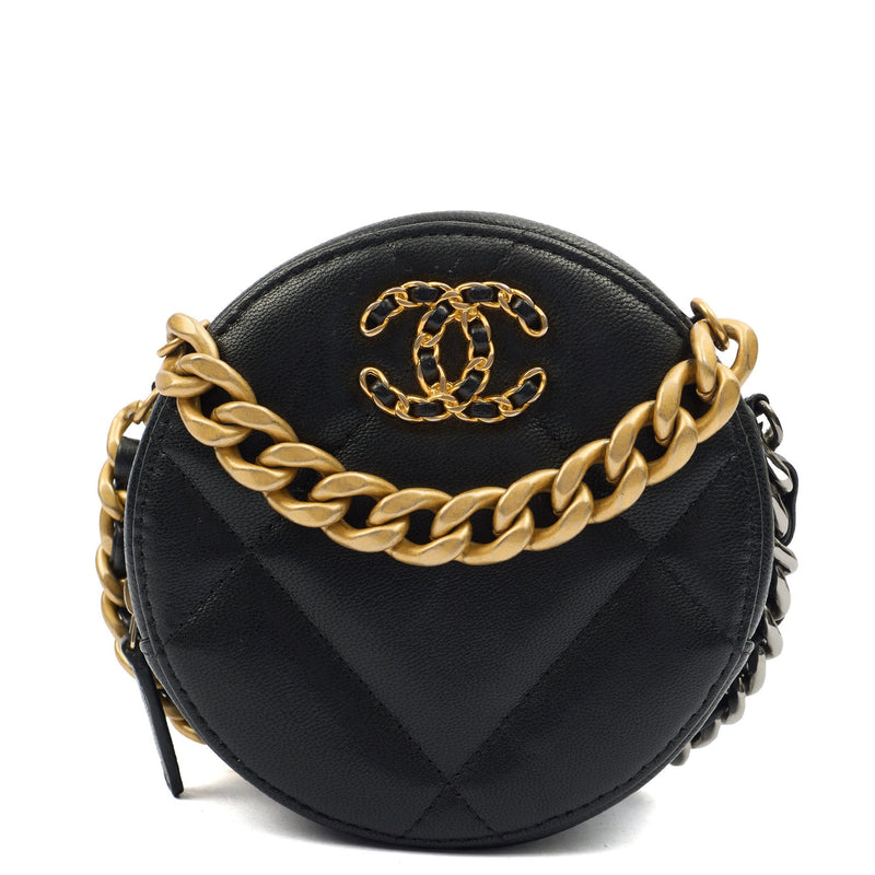 Picture of Chanel Cross Body Chain Around - Clutch in Black, Lambskin Leather