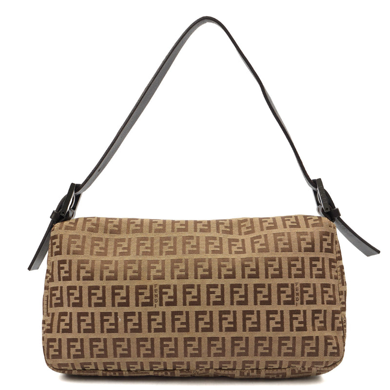 Picture of Fendi Shoulder Bag Baguette in Zucca FF, Canvas