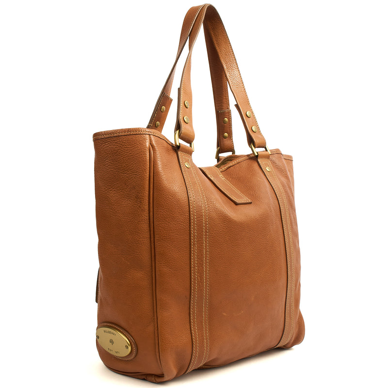Mulberry Tote Roxanne Tote in Oak, Leather