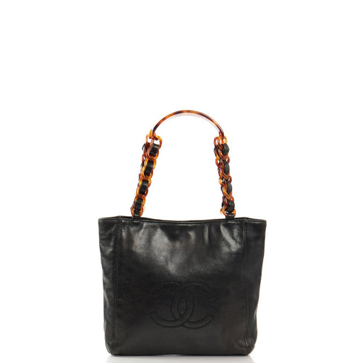 Picture of Chanel Tote Tote in Black, Calfskin Leather