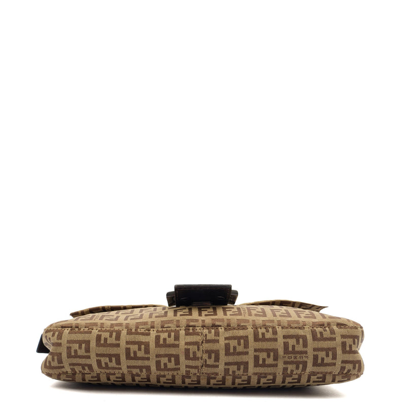 Picture of Fendi Shoulder Bag Baguette in Zucca FF, Canvas