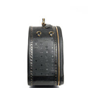 Picture of MCM Wheeled Luggage in Black, Canvas