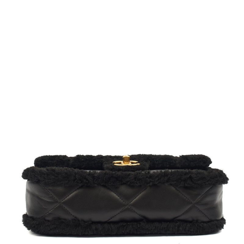 Picture of Chanel Shoulder Bag Flap Bag in Black, Canvas