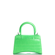 Picture of Balenciaga Top Handle Hourglass XS in Tempete, Exotic Effect Leather