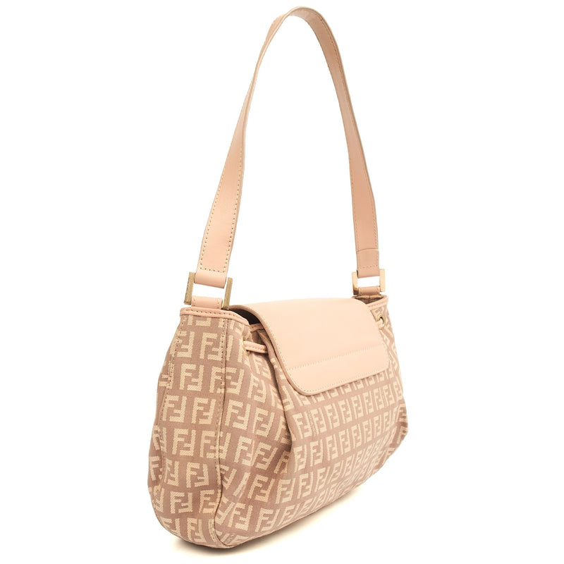 Picture of Fendi Shoulder Bag  BAGUETTE MAMMA in Zucca FF, Canvas