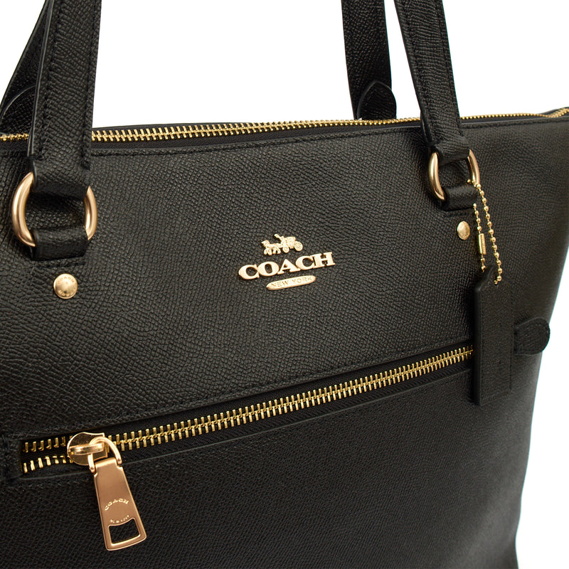Coach Gallery Tote in Black, Leather