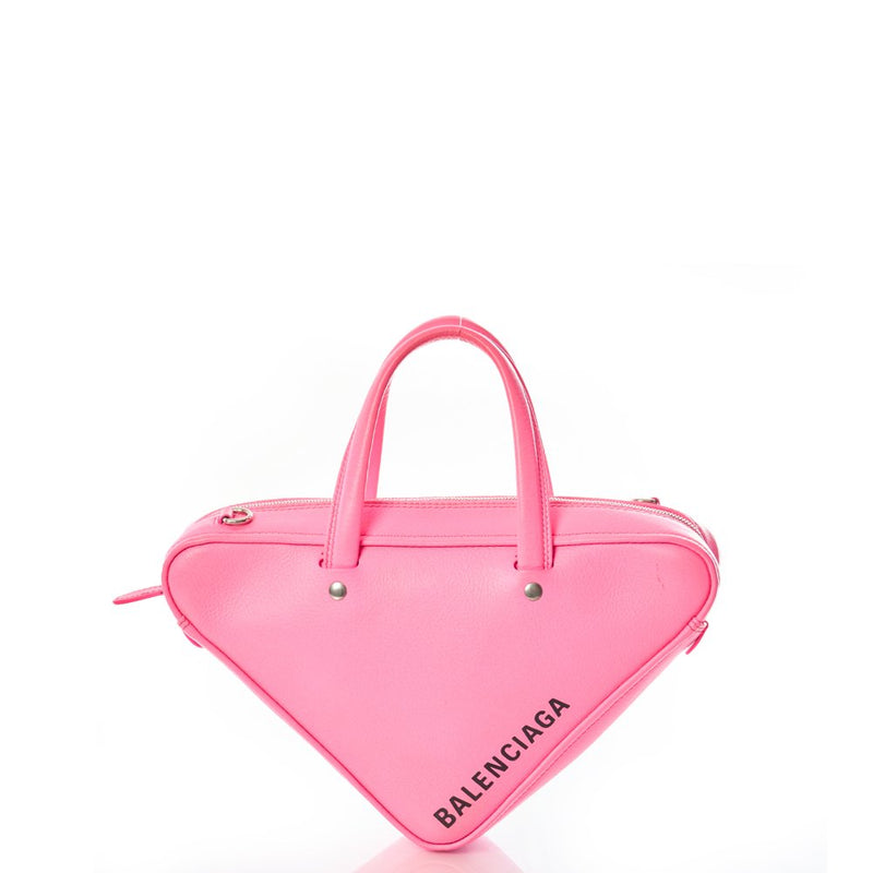 Picture of Balenciaga Top Handle Triangle Duffle S  in Pink, Leather