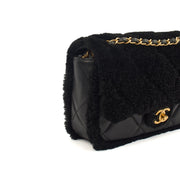 Picture of Chanel Shoulder Bag Flap Bag in Black, Canvas