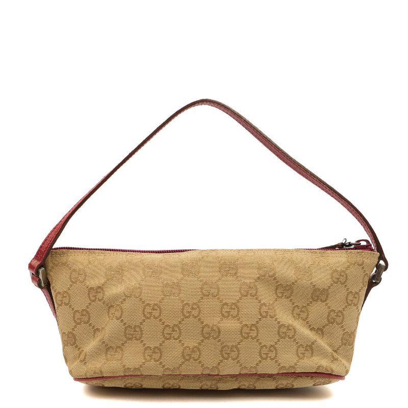 Picture of Gucci Shoulder Bag Boat Pochette in GG Supreme, Fabric