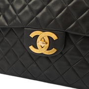 Picture of Chanel Shoulder Bag Maxi Jumbo XL in Black, Lambskin Leather