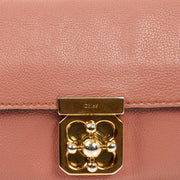 Picture of Chloe Purse Elsie Continental Flap Wallet in Nut, Calfskin Leather