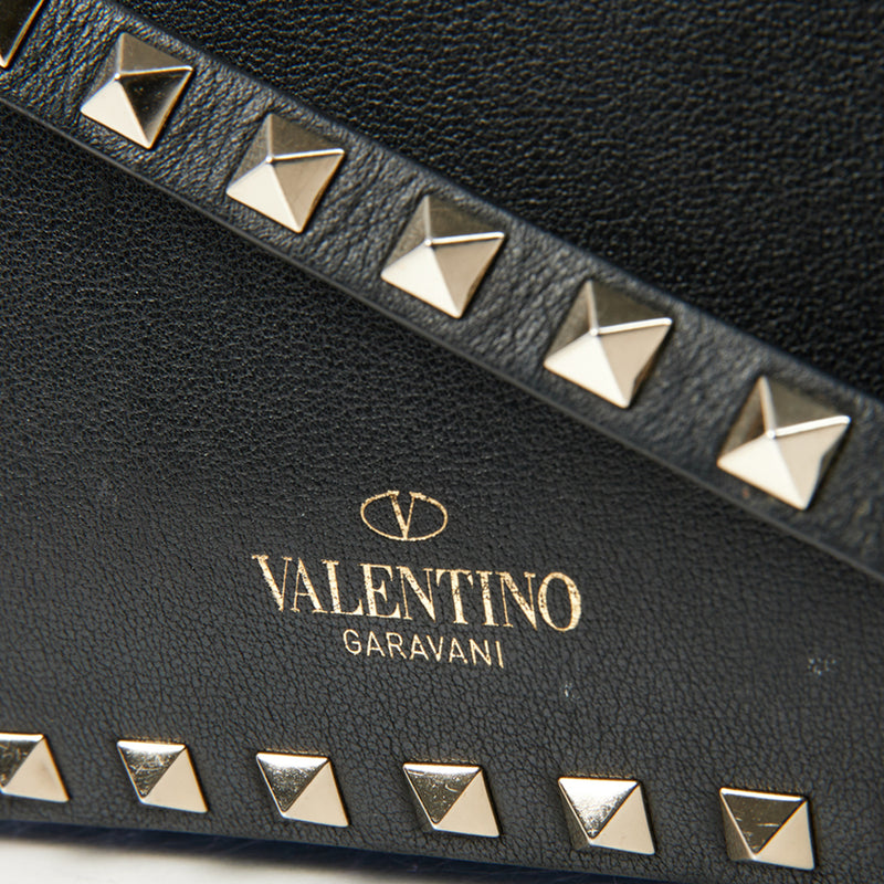 Picture of Valentino Cross Body Rockstud Crossbody Bag - Small in Black, Calfskin