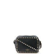 Picture of Valentino Cross Body Rockstud Crossbody Bag - Small in Black, Calfskin