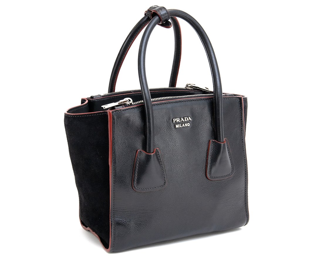 prada tote bag leather