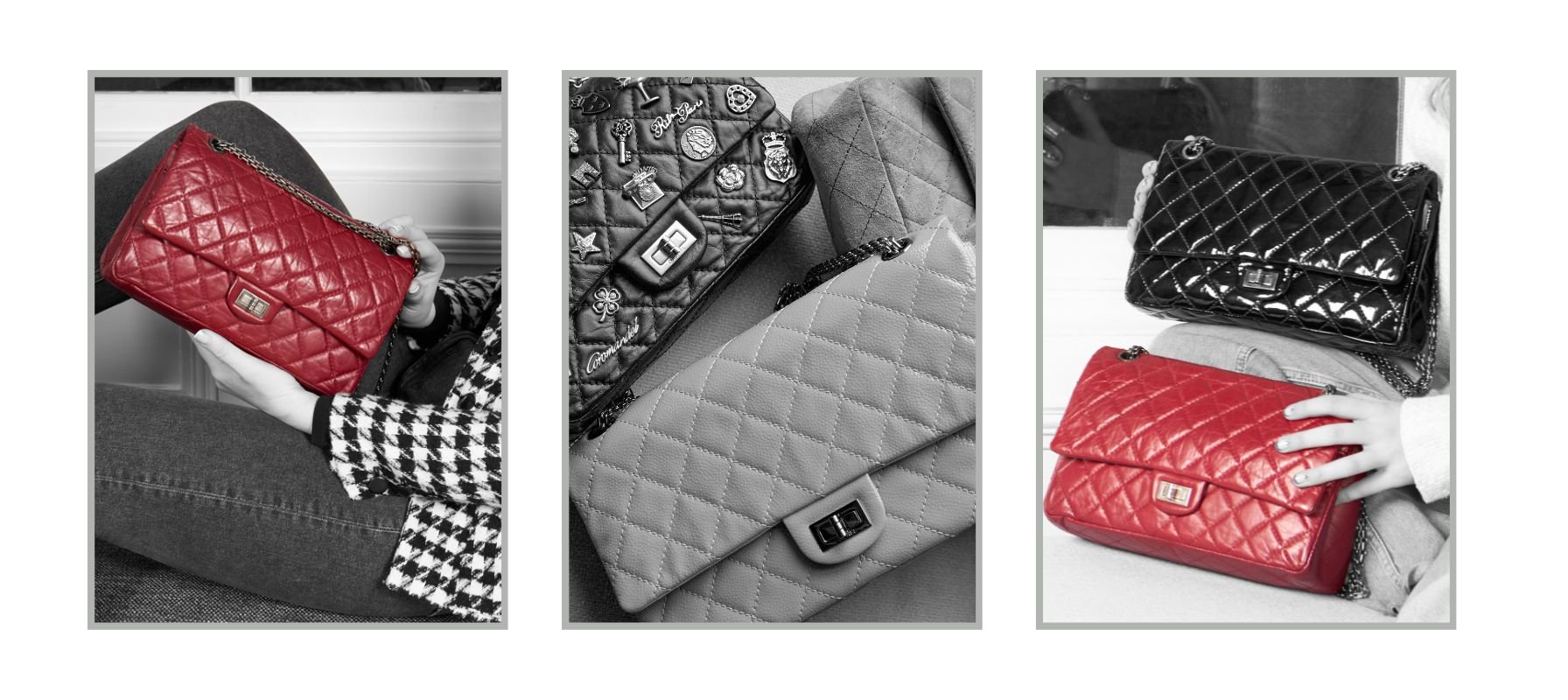 Chanel bags available at The Handbag Clinic