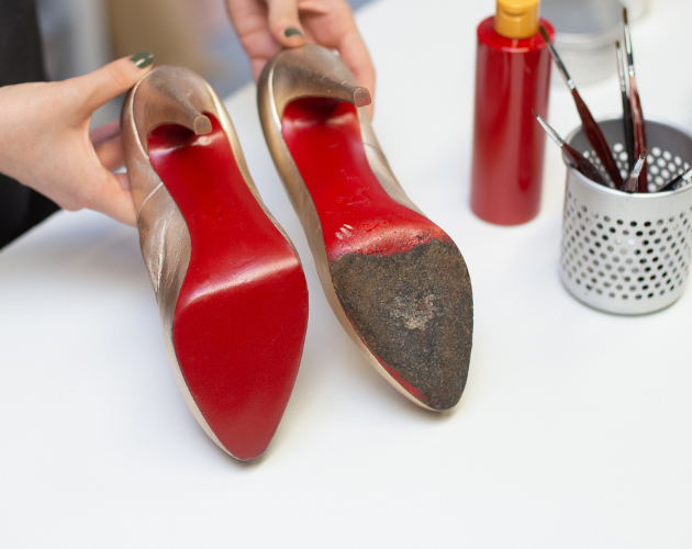 add a protective sole to your shoes at the handbag clinic