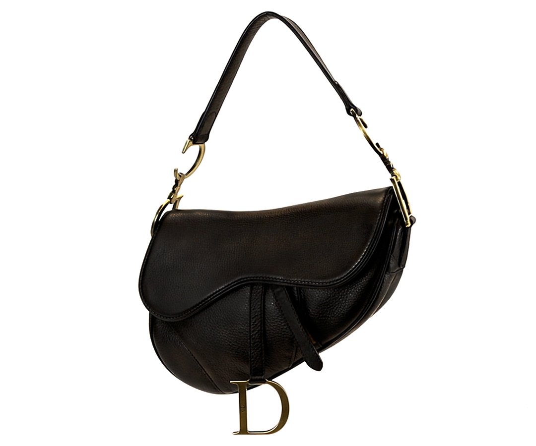 Dior, Bags, Vintage Christian Dior Saddle Tan Leather Bag