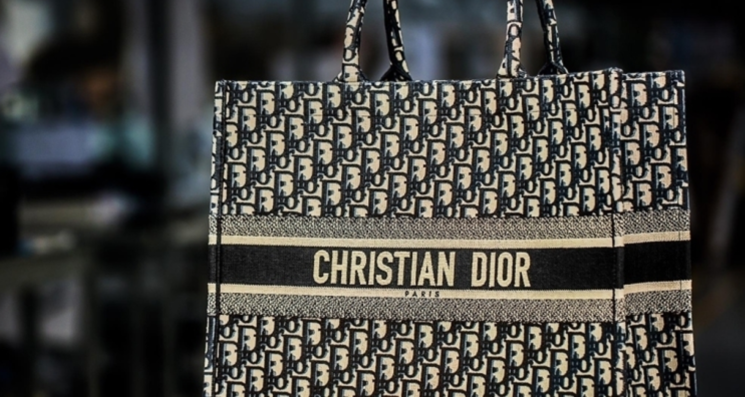 Authentic CHRISTIAN DIOR Large Book Bag Tote  Valamode