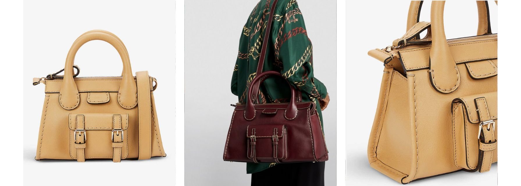 shop the Chloe edith as an alternative to the hermes birkin at the handbag clinic