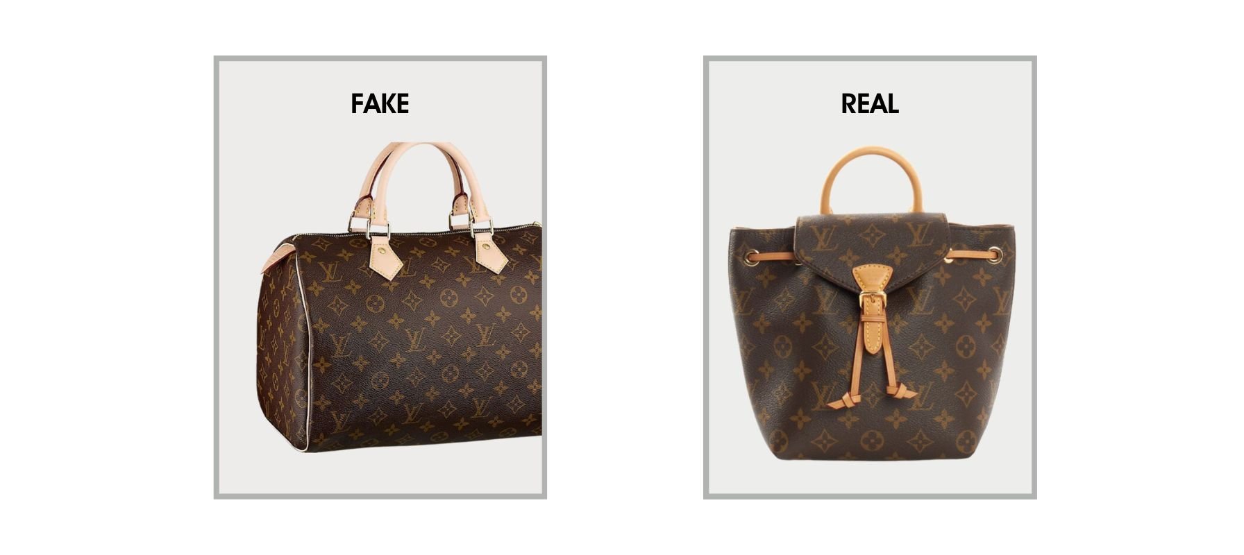 REAL VS FAKE LOUIS VUITTON BAGS