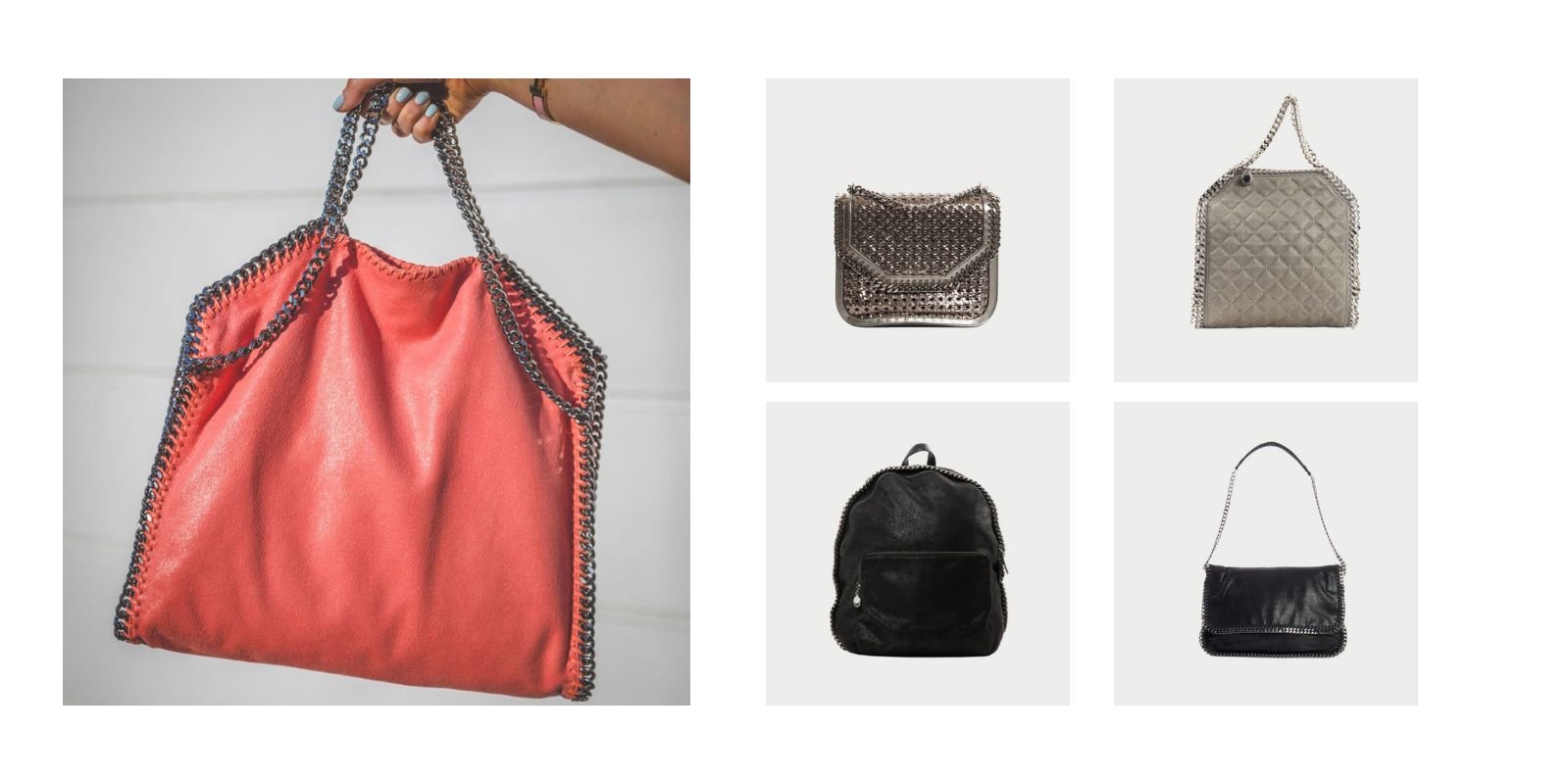 The Falabella range, crafted by Stella McCartney, continues to be a firm favourite in the fashion world with its beautifully crafted vegan leather and easily recognisable hardware