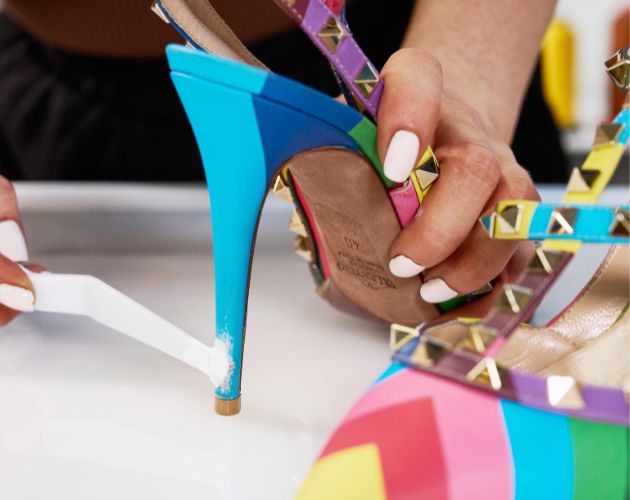 repair your heels and soles  at the handbag clinic 