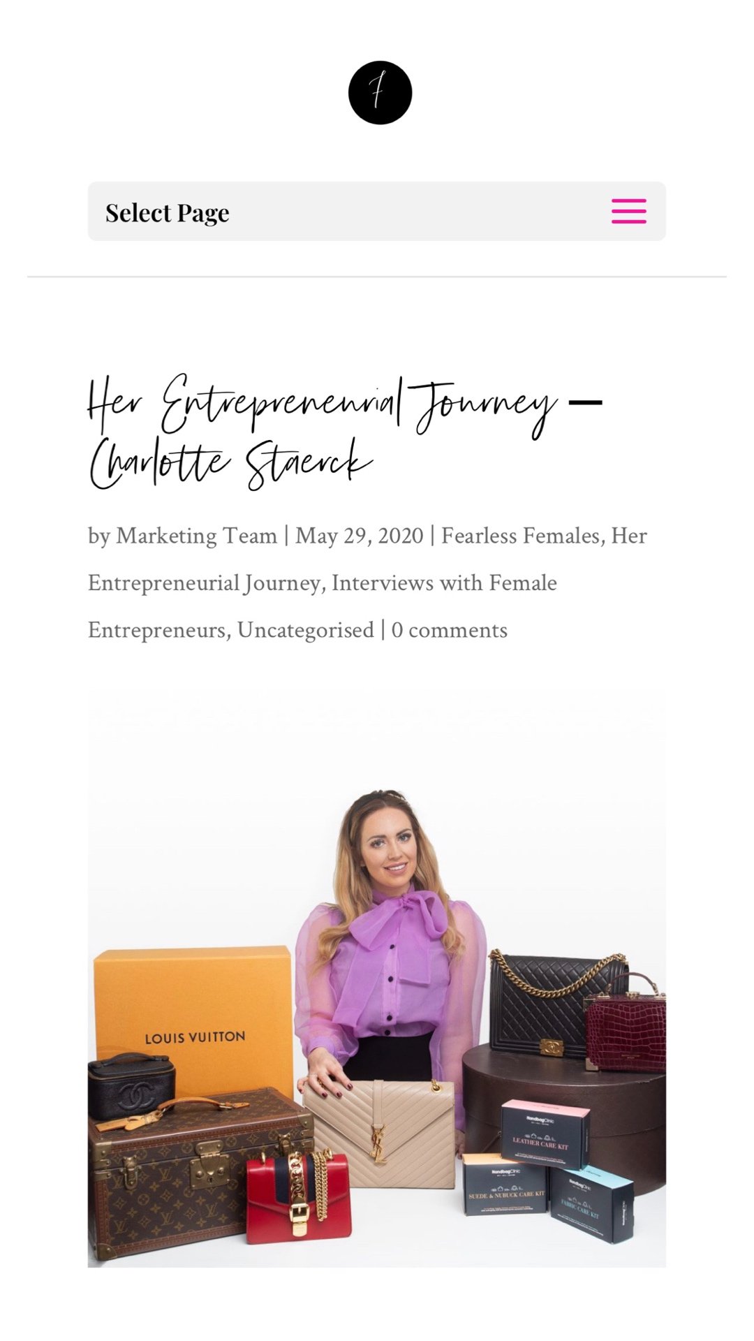 Female Entrepreneurs Network - Charlotte Staerck