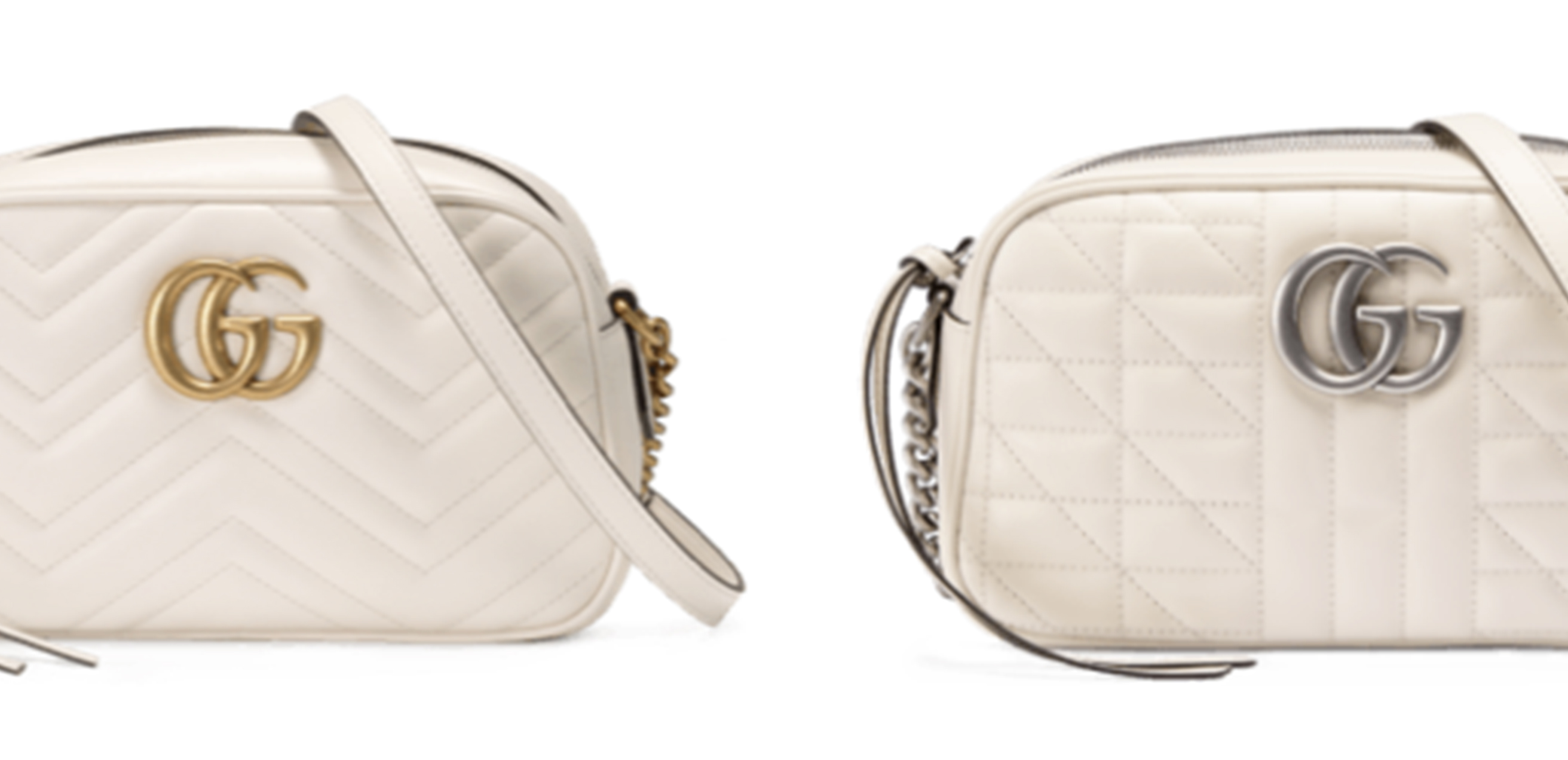 Battle of the Quilted Bags! Gucci Marmont Bag VS Prada Diagramme