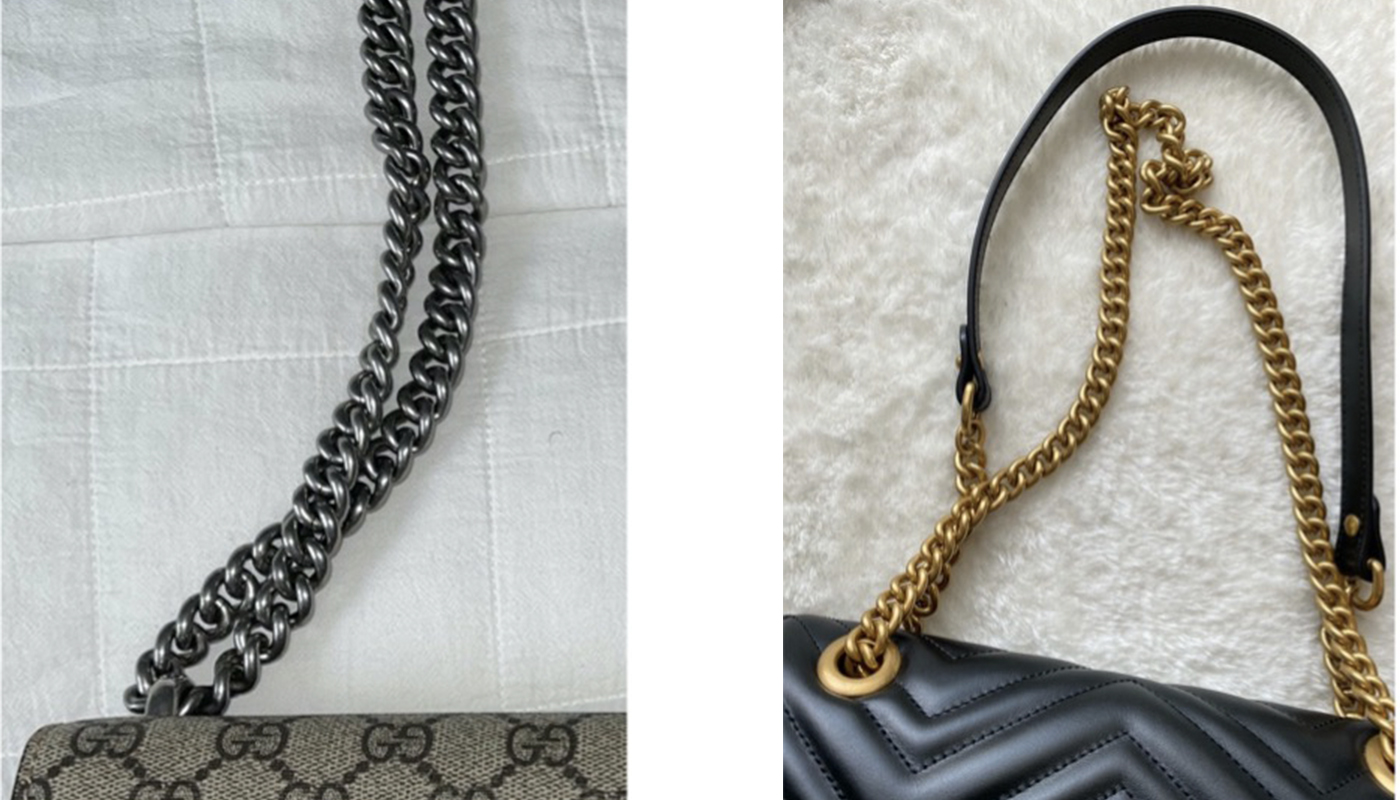 Real vs Fake Gucci Chains